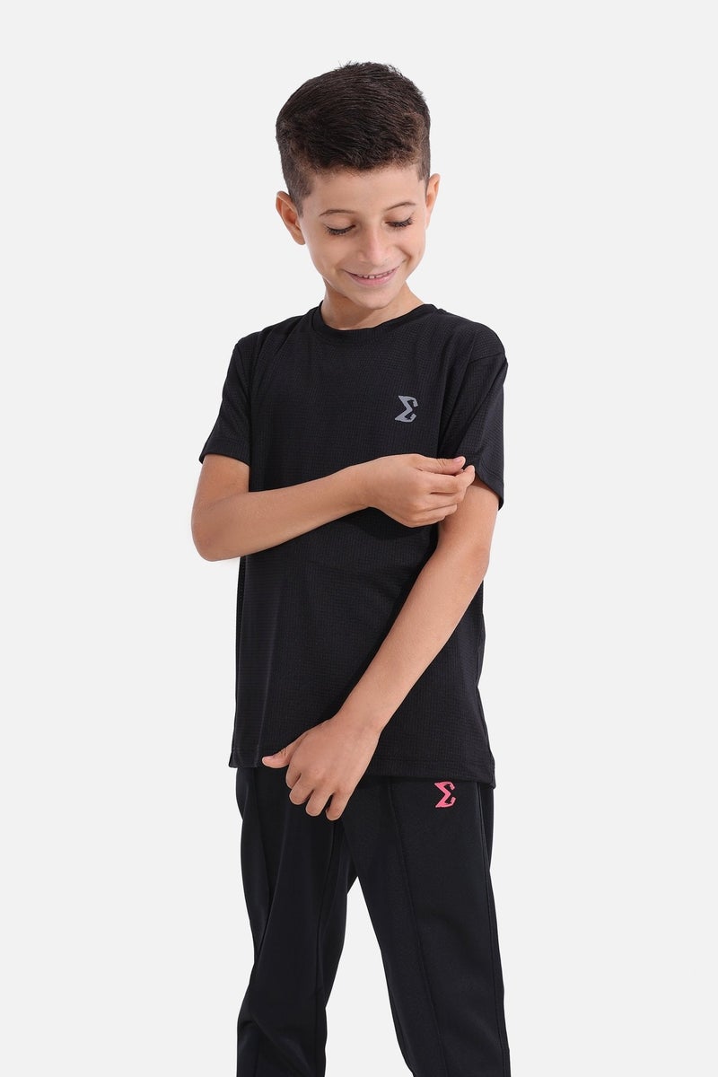 SIGMA FIT Kids Black Nimble T-Shirt - Image 1
